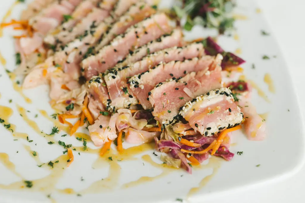 Sesame seared ahi tuna